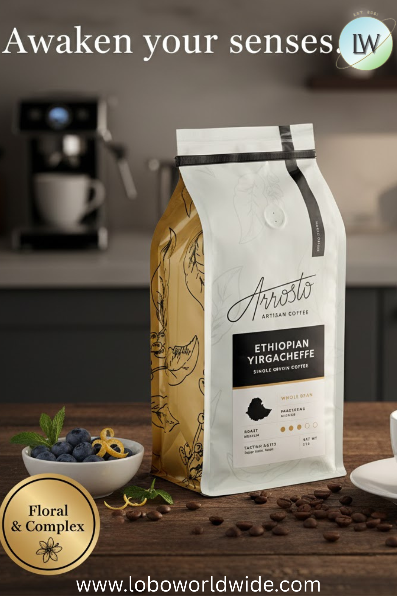 Arrosto Single Origin Whole Bean Coffee (Various Sizes)