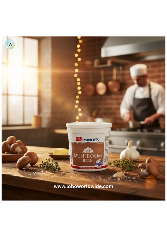 Minor's 1 lb. Gluten-Free Mushroom Base - 6/Case