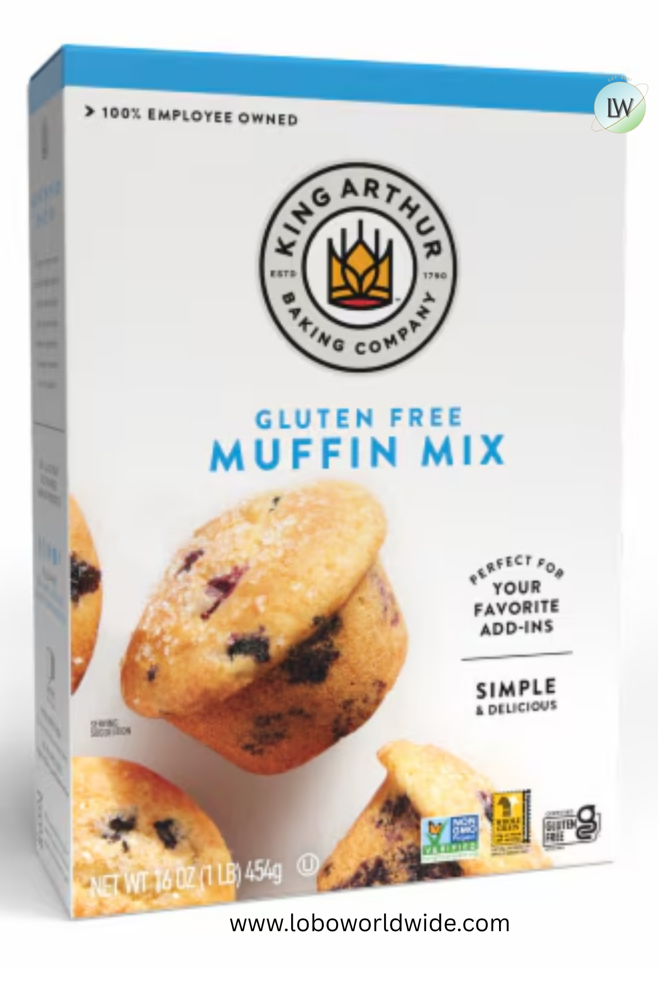 King Arthur Baking Company Gluten Free Muffin Mix 16oz