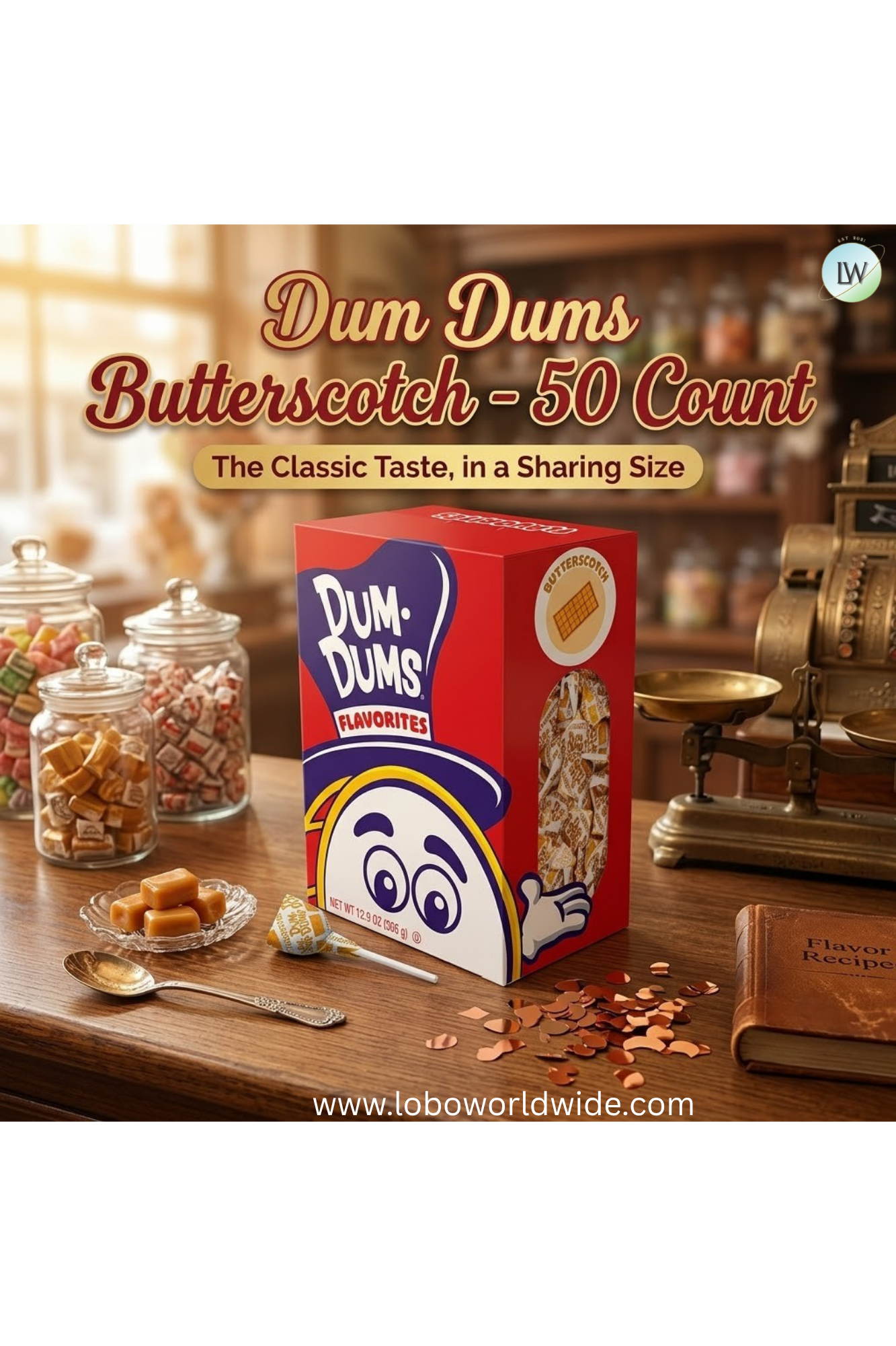 Dum Dums Lollipops, 50 ct.