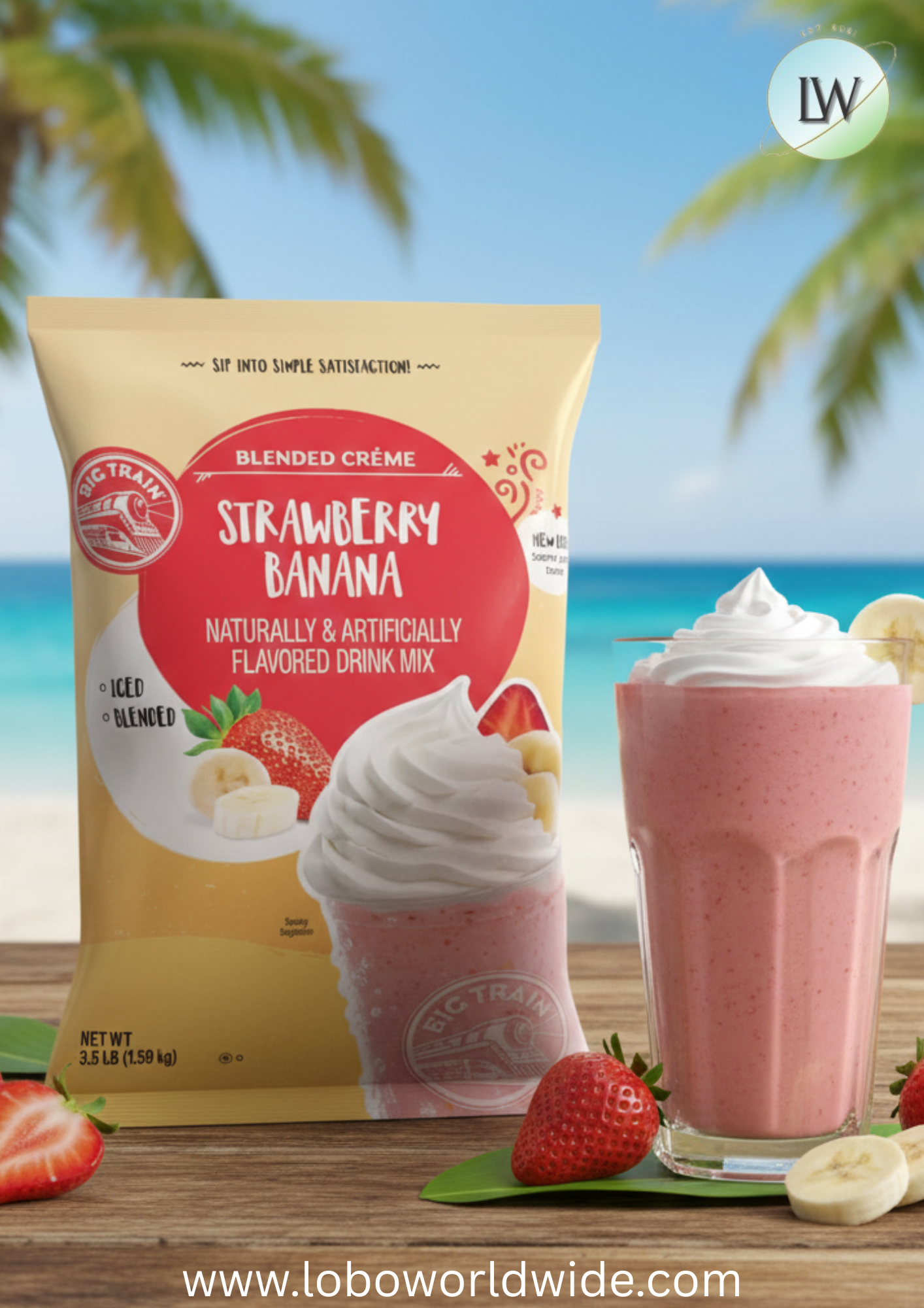 Big Train 3.5 lb. Ice Coffee Mix(various flavours)