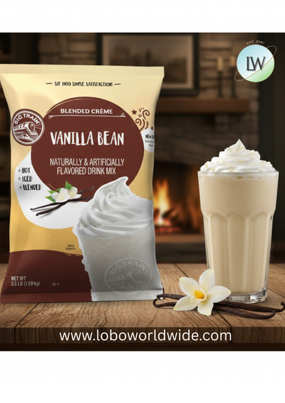 Big Train 3.5 lb.  Blended Ice Coffee Mix-5/case & 4/case (various flavours)