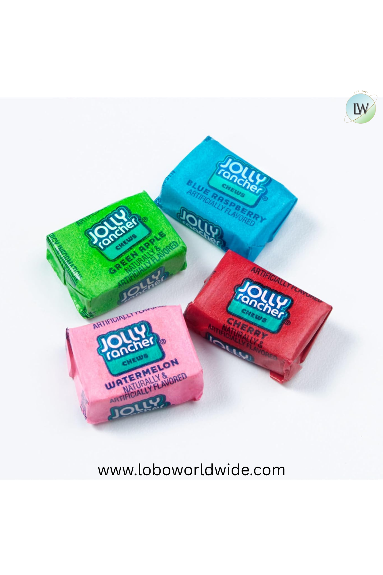 JOLLY RANCHER Chews Assorted Fruit Flavored Candy Box, 2.06 oz (12 Count)