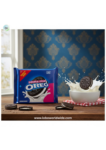 OREO Double Stuf Chocolate Sandwich Cookies, Party Size, 24.95 oz