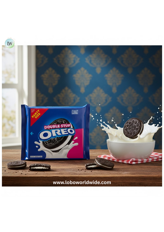 OREO Double Stuf Chocolate Sandwich Cookies, Party Size, 24.95 oz