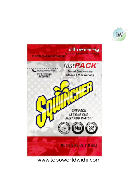 Sqwincher Sports Drink Liquid Concentrate 0.6 oz.,Pk50(Various Flavours)