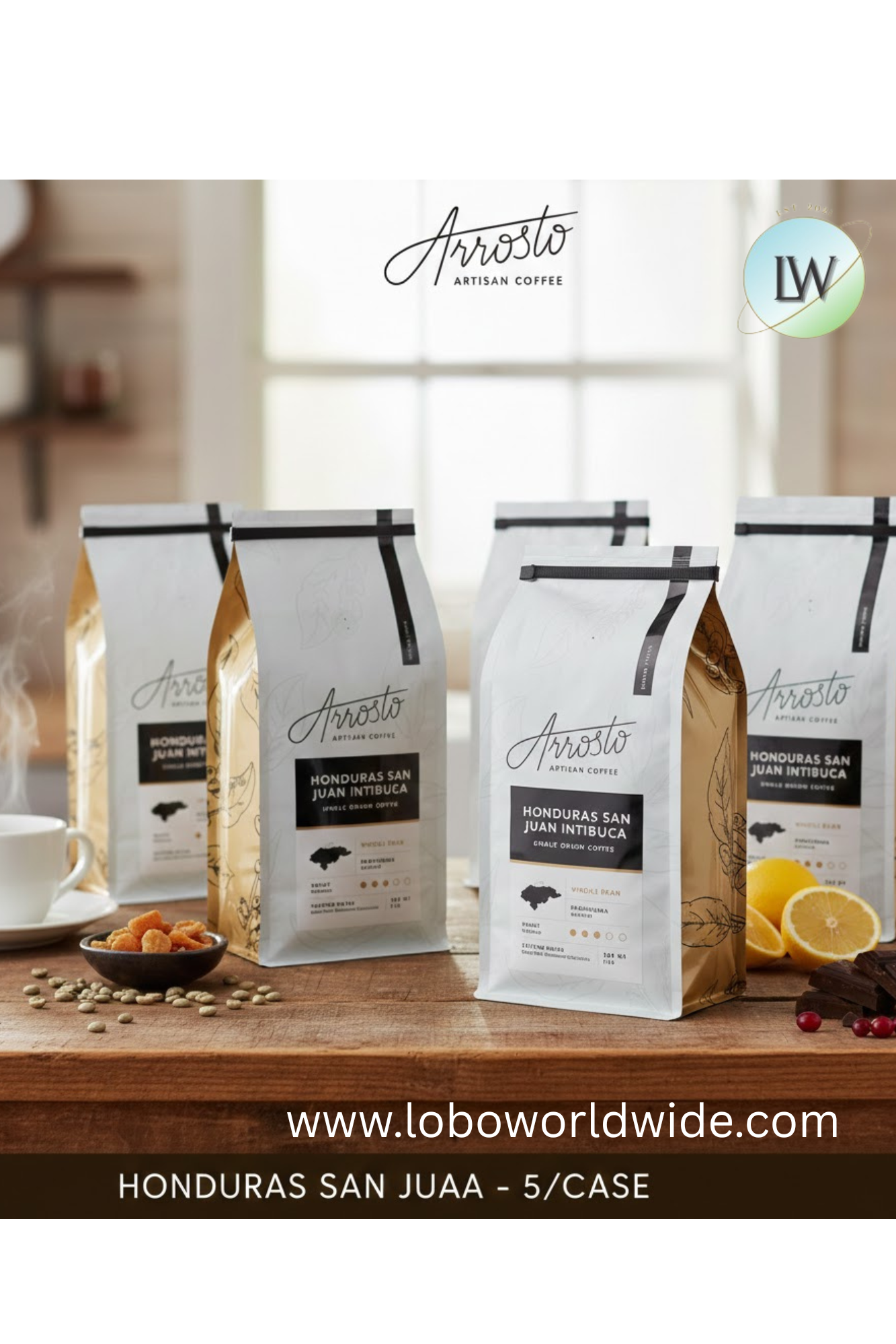 Arrosto Single Origin Whole Bean Coffee (Various Sizes)