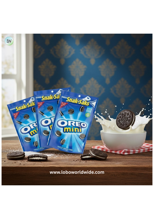 (3 pack) OREO Minis Chocolate Sandwich Cookies, 8 oz