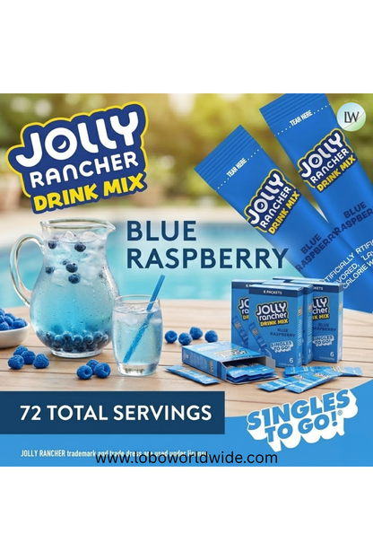 Jolly Rancher Singles To Go Powdered Drink Mix(Various Sizes & Flavours)