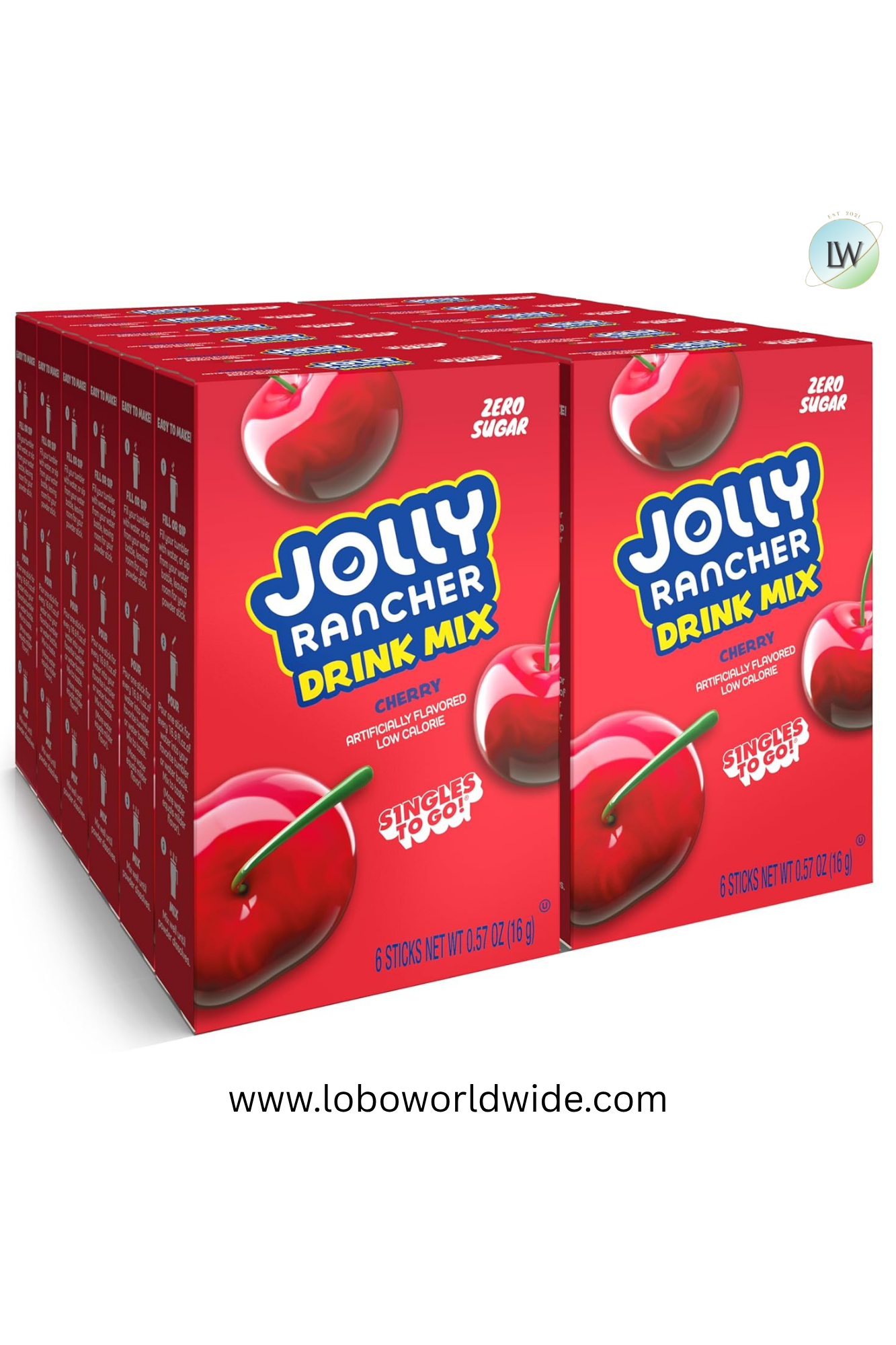 Jolly Rancher Singles To Go Powdered Drink Mix(Various Sizes & Flavours)