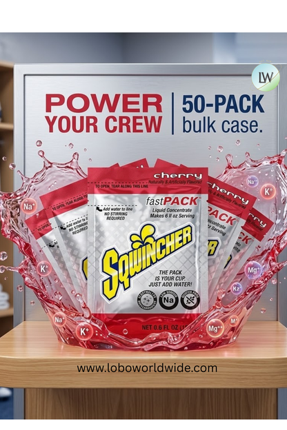 Sqwincher Sports Drink Liquid Concentrate 0.6 oz.,Pk50(Various Flavours)