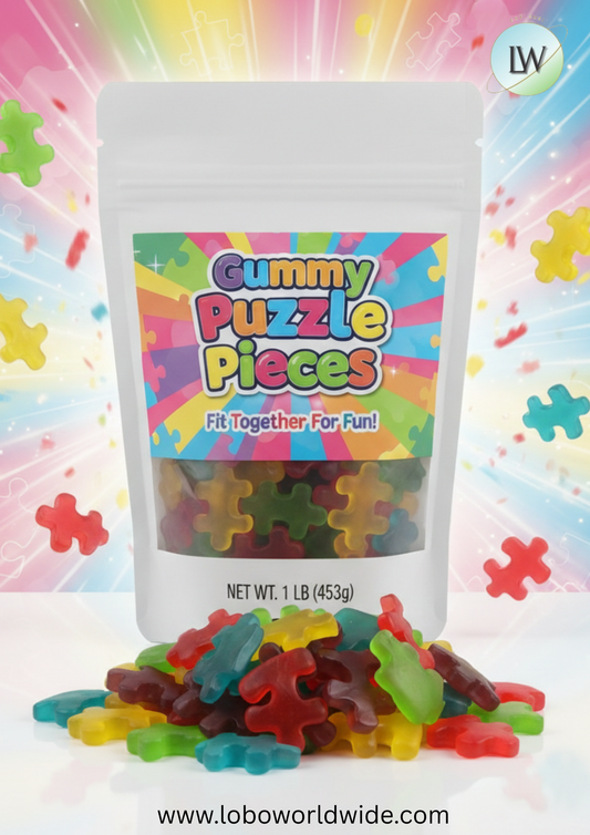 Gummy Puzzle Pieces(Various Sizes)