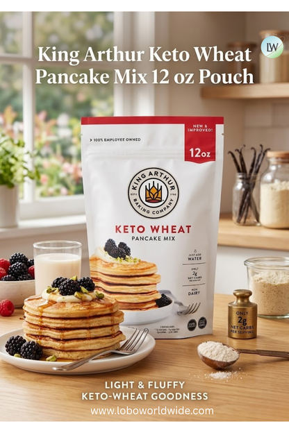 King Arthur Keto Wheat Pancake Mix 12 oz