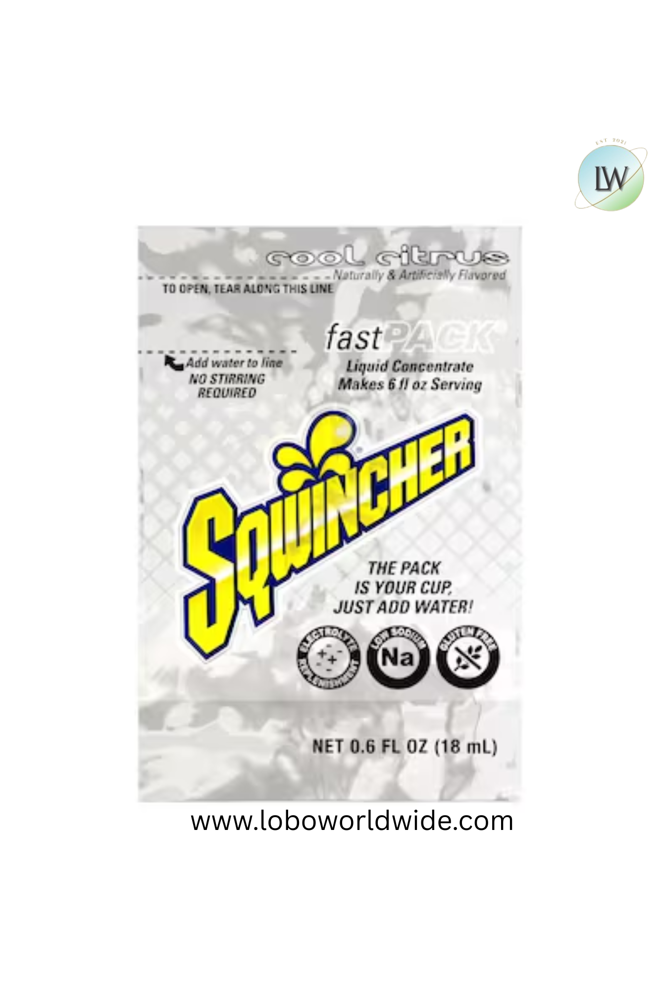 Sqwincher Sports Drink Liquid Concentrate 0.6 oz.,Pk50(Various Flavours)