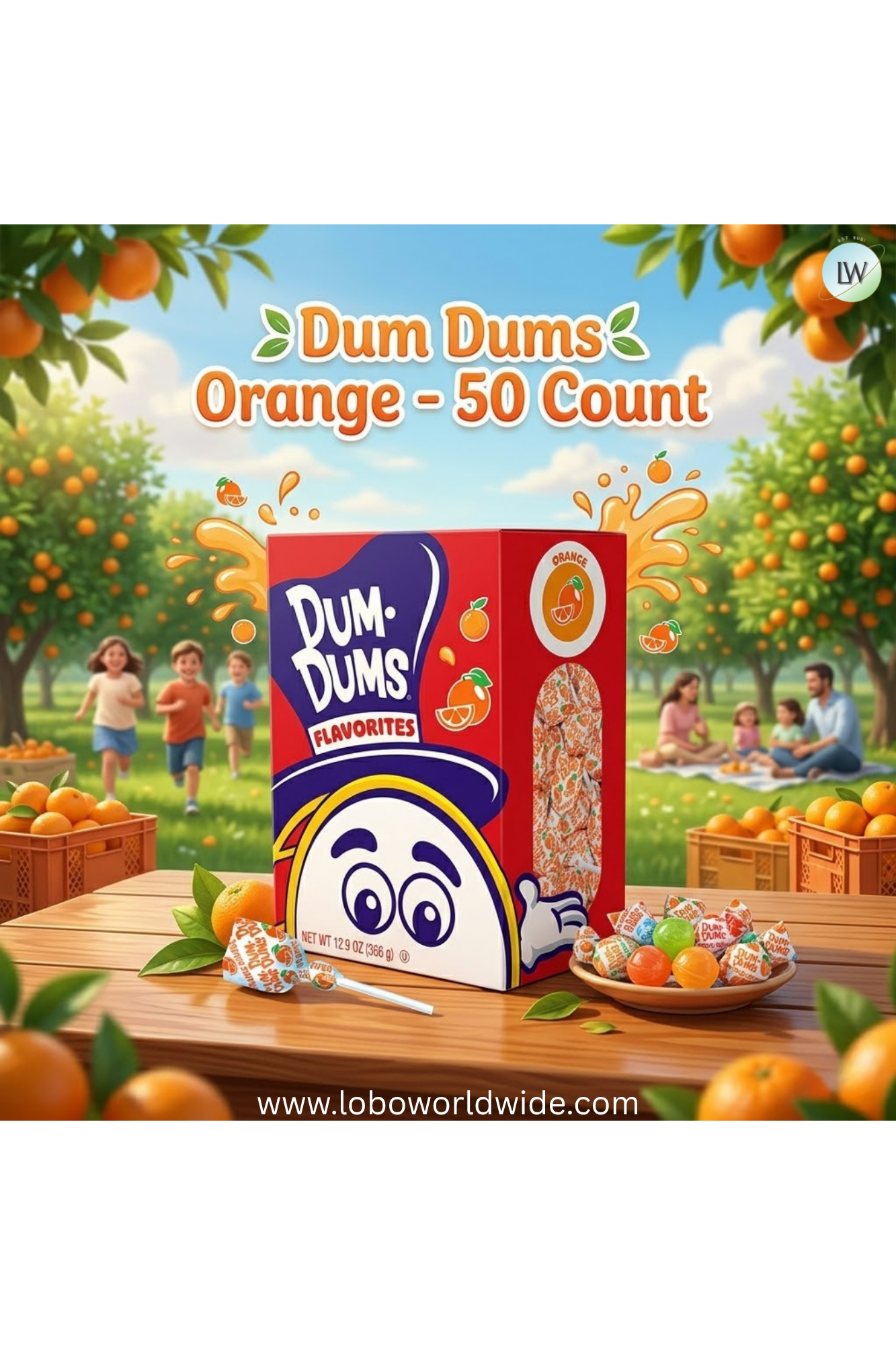 Dum Dums Lollipops, 50 ct.