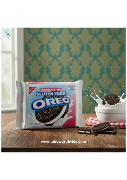 OREO Double Stuf Gluten Free Chocolate Sandwich Cookies, Gluten Free Cookies, 12.47 oz Packs