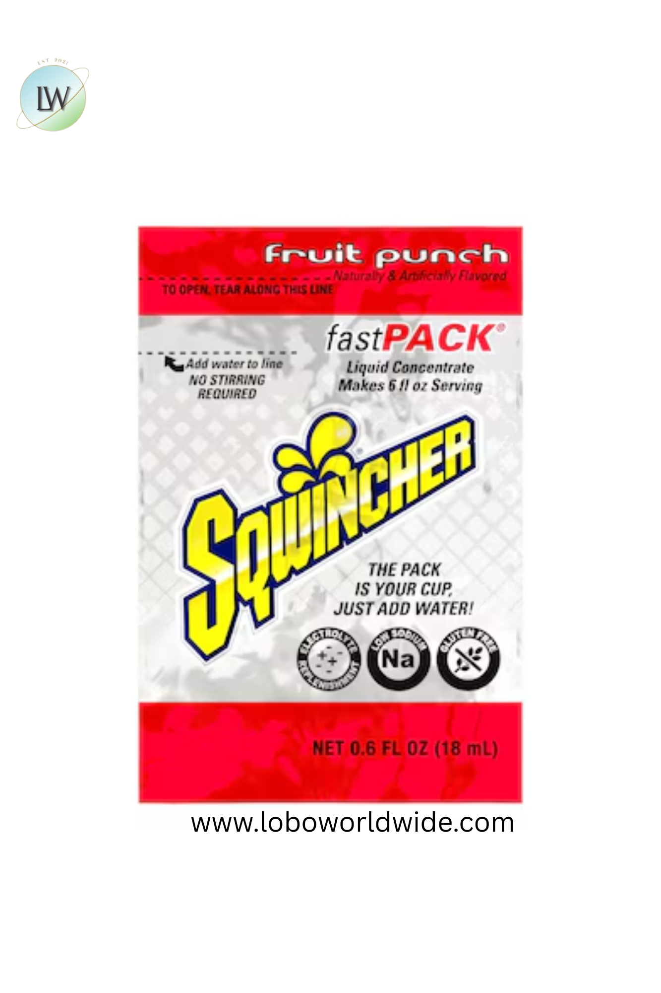 Sqwincher Sports Drink Liquid Concentrate 0.6 oz.,Pk50(Various Flavours)