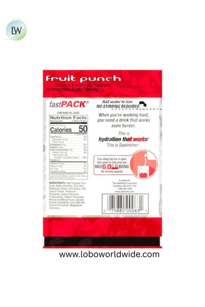 Sqwincher Sports Drink Liquid Concentrate 0.6 oz.,Pk50(Various Flavours)