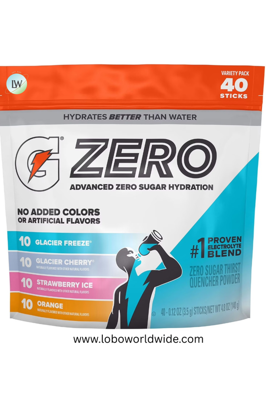 Gatorade G Zero Powder Variety Pack 40 pk