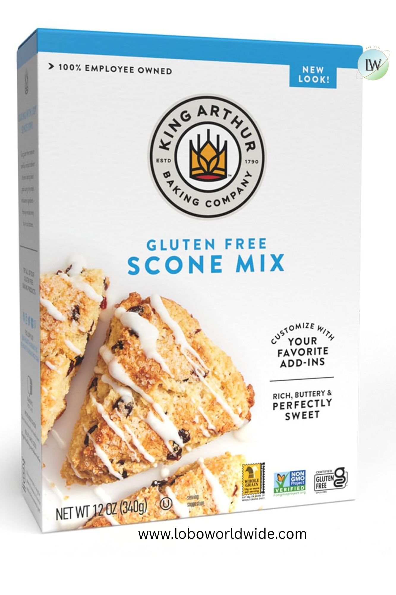 King Arthur Baking Company Gluten-Free Scone Mix 12 oz