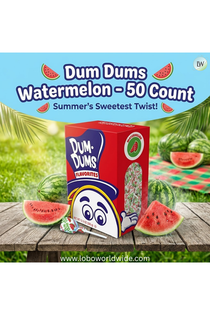 Dum Dums Lollipops, 50 ct.