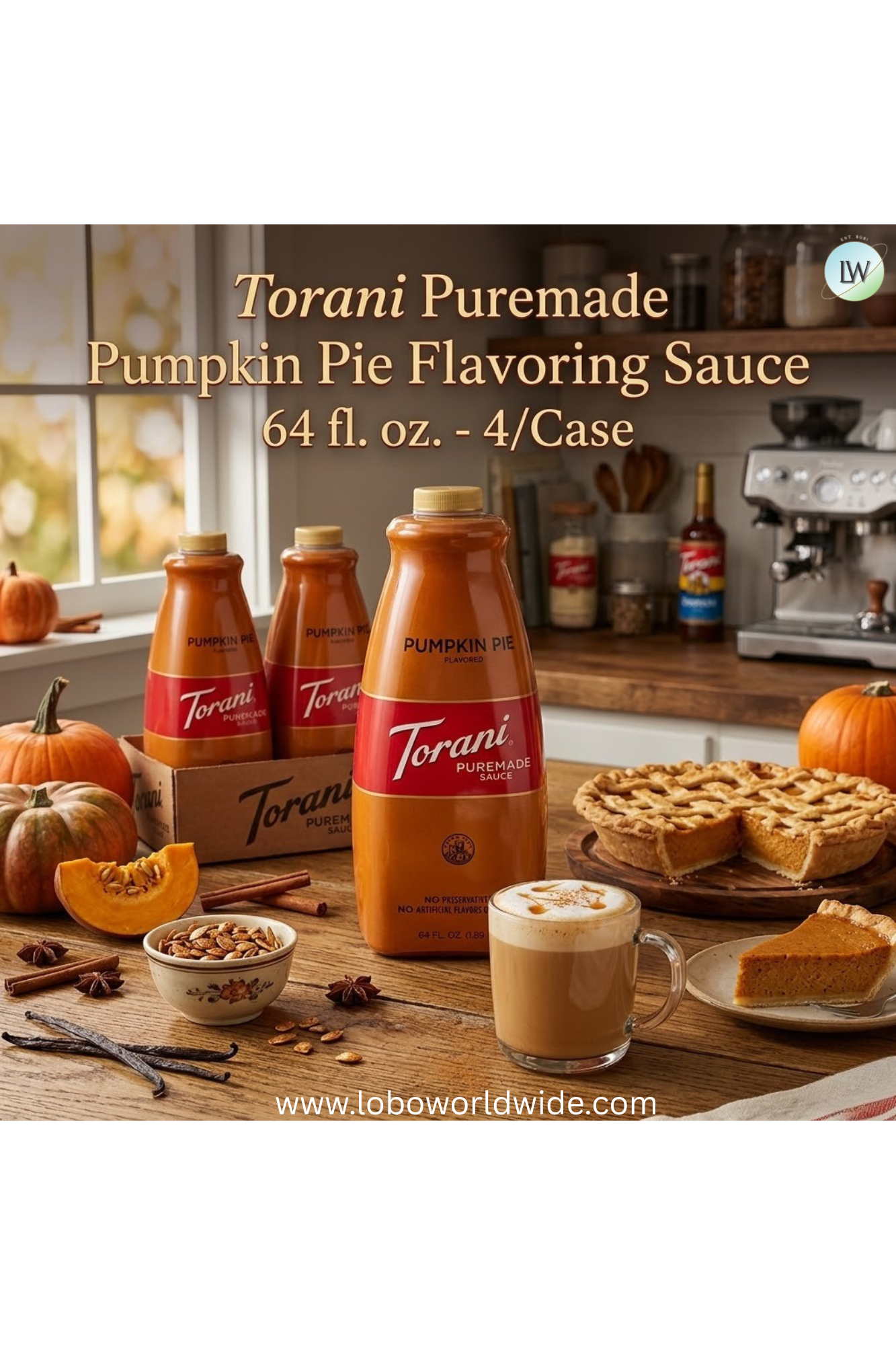 Torani Flavoring Sauce 64 fl. oz. - 4/Case