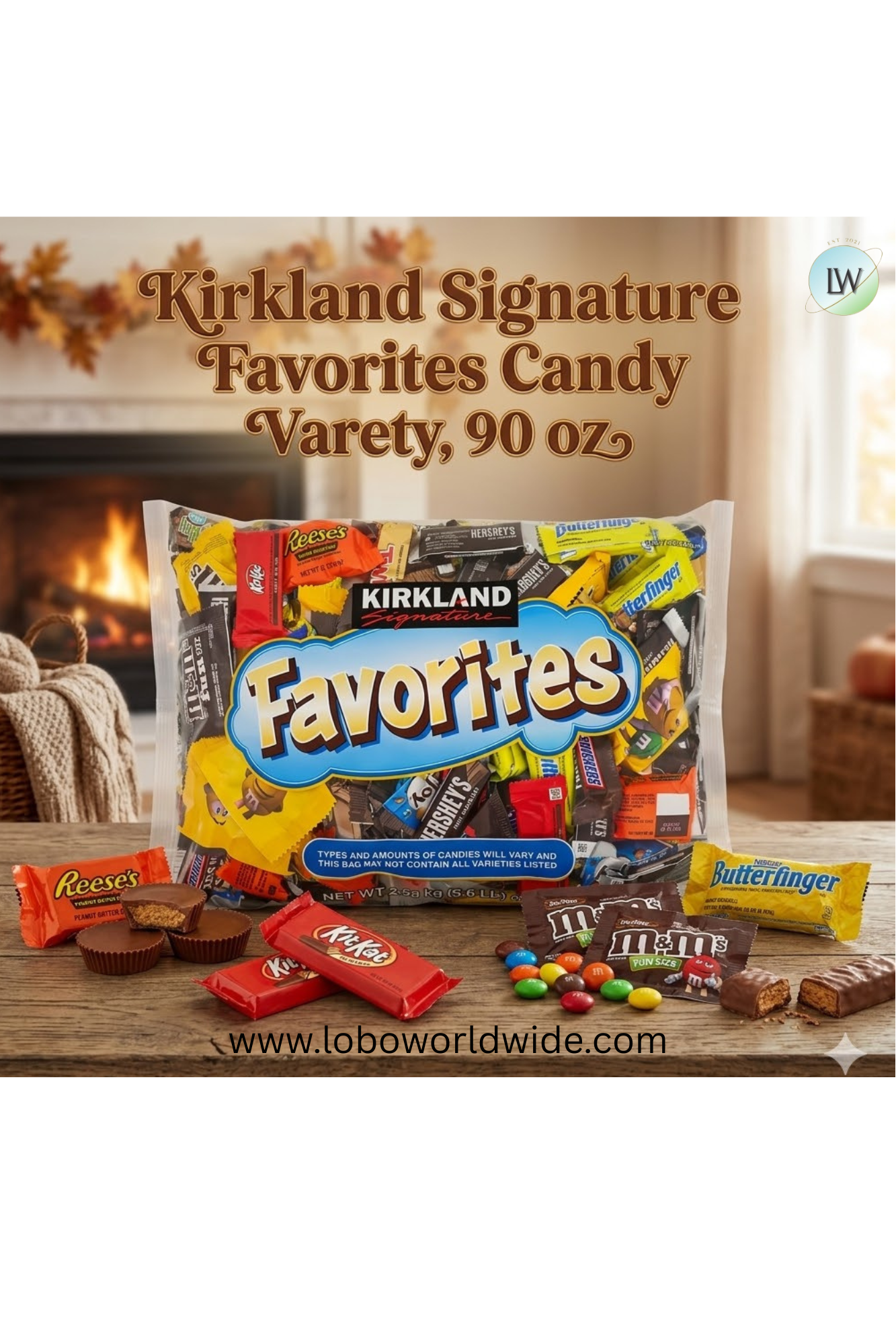 Kirkland Signature Favorites Candy Variety, 90 oz