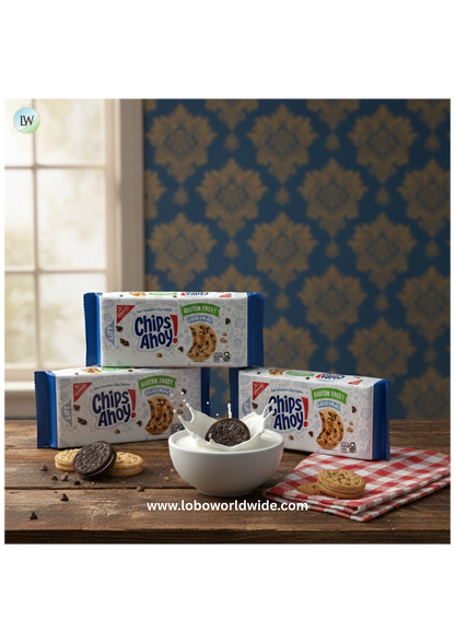 (3 pack) CHIPS AHOY! Original Crunchy Gluten Free Chocolate Chip Cookies, 9.31 oz