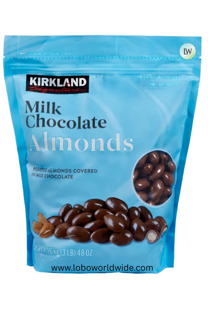 Kirkland Signature Milk Chocolate Covered Almonds, 48 oz