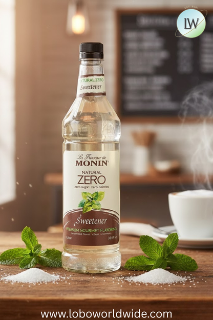 Monin Zero Calorie Natural Flavoring Syrup 1 Liter(Various Flavours)
