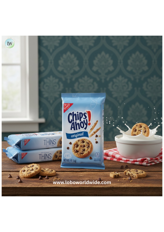 (3 pack) CHIPS AHOY! Thins Original Chocolate Chip Cookies, 7 oz