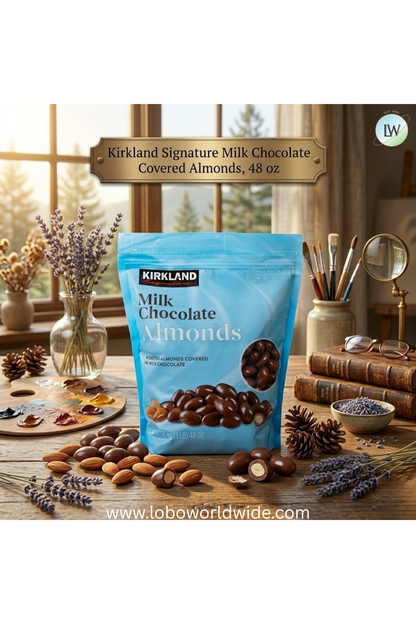 Kirkland Signature Milk Chocolate Covered Almonds, 48 oz