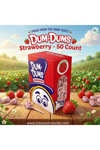 Dum Dums Lollipops, 50 ct.