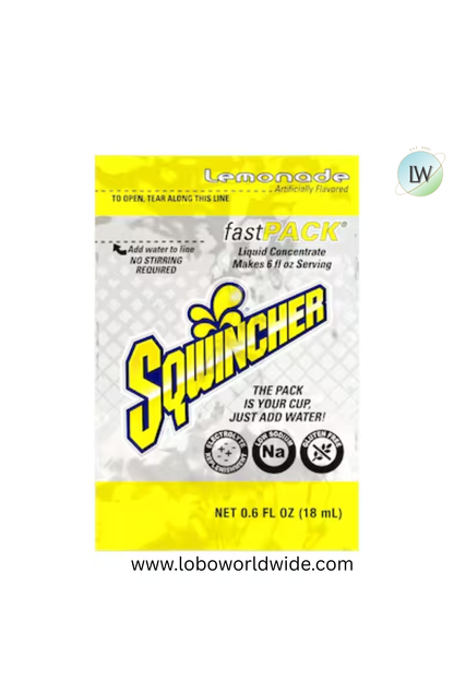 Sqwincher Sports Drink Liquid Concentrate 0.6 oz.,Pk50(Various Flavours)