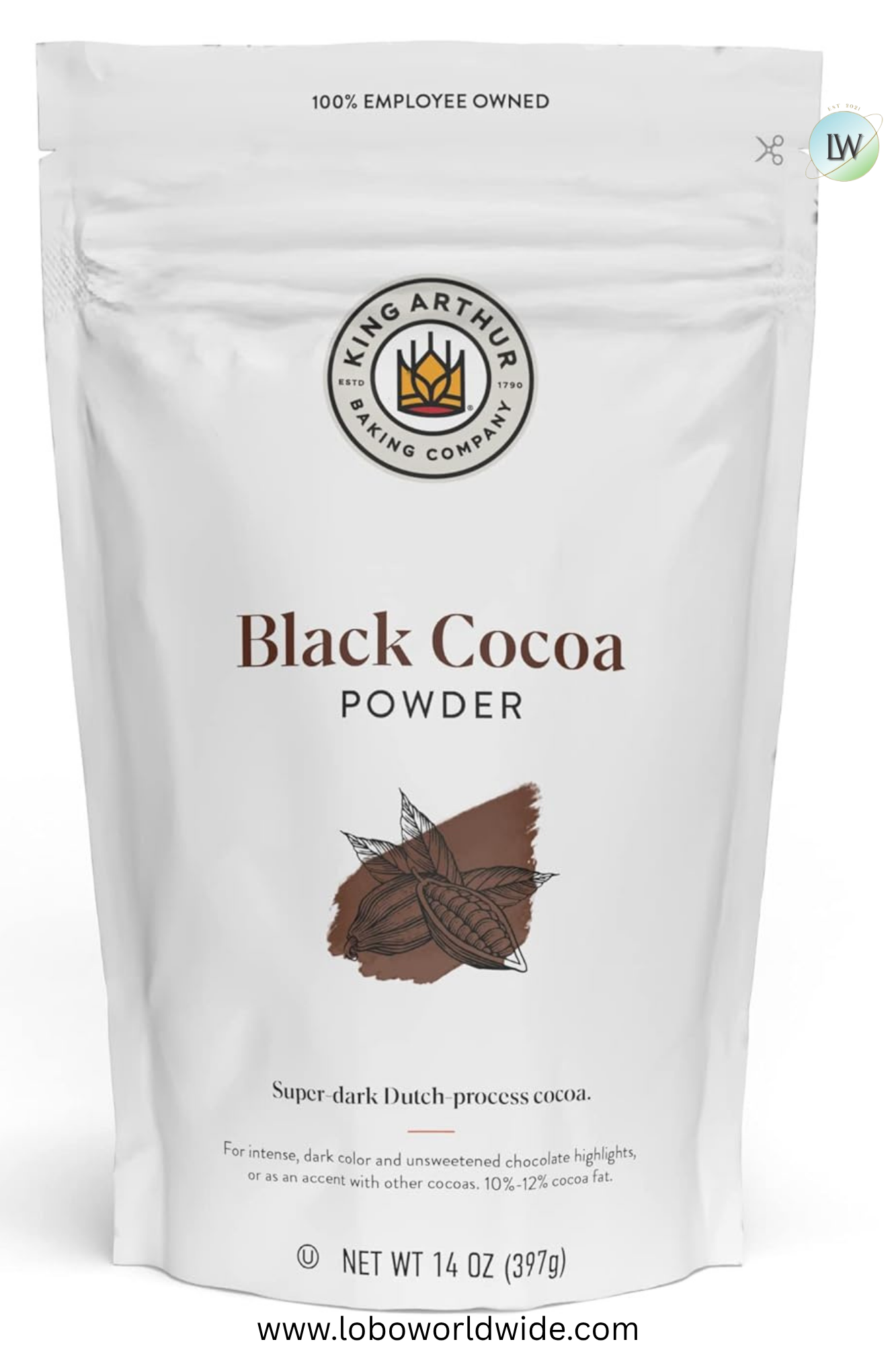 King Arthur Black Cocoa 14oz