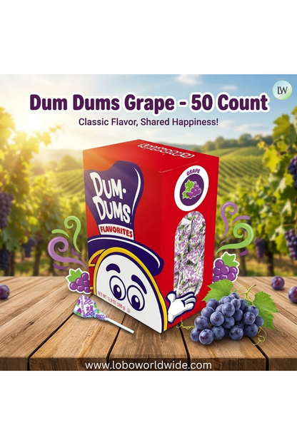 Dum Dums Lollipops, 50 ct.