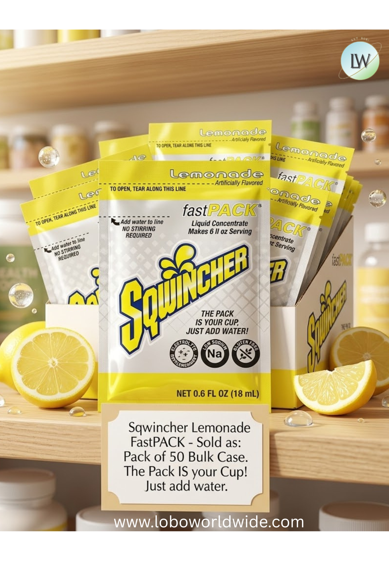 Sqwincher Sports Drink Liquid Concentrate 0.6 oz.,Pk50(Various Flavours)