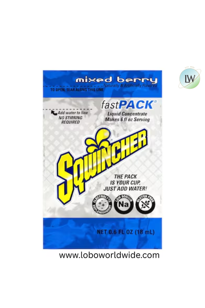 Sqwincher Sports Drink Liquid Concentrate 0.6 oz.,Pk50(Various Flavours)