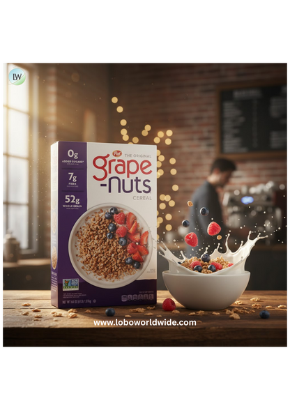Grape Nuts Breakfast  Cereal, (Various sizes and flavours)