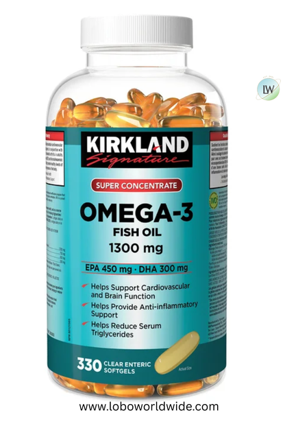 Kirkland Signature Super Concentrate Omega-3 Fish Oil 330 Softgels