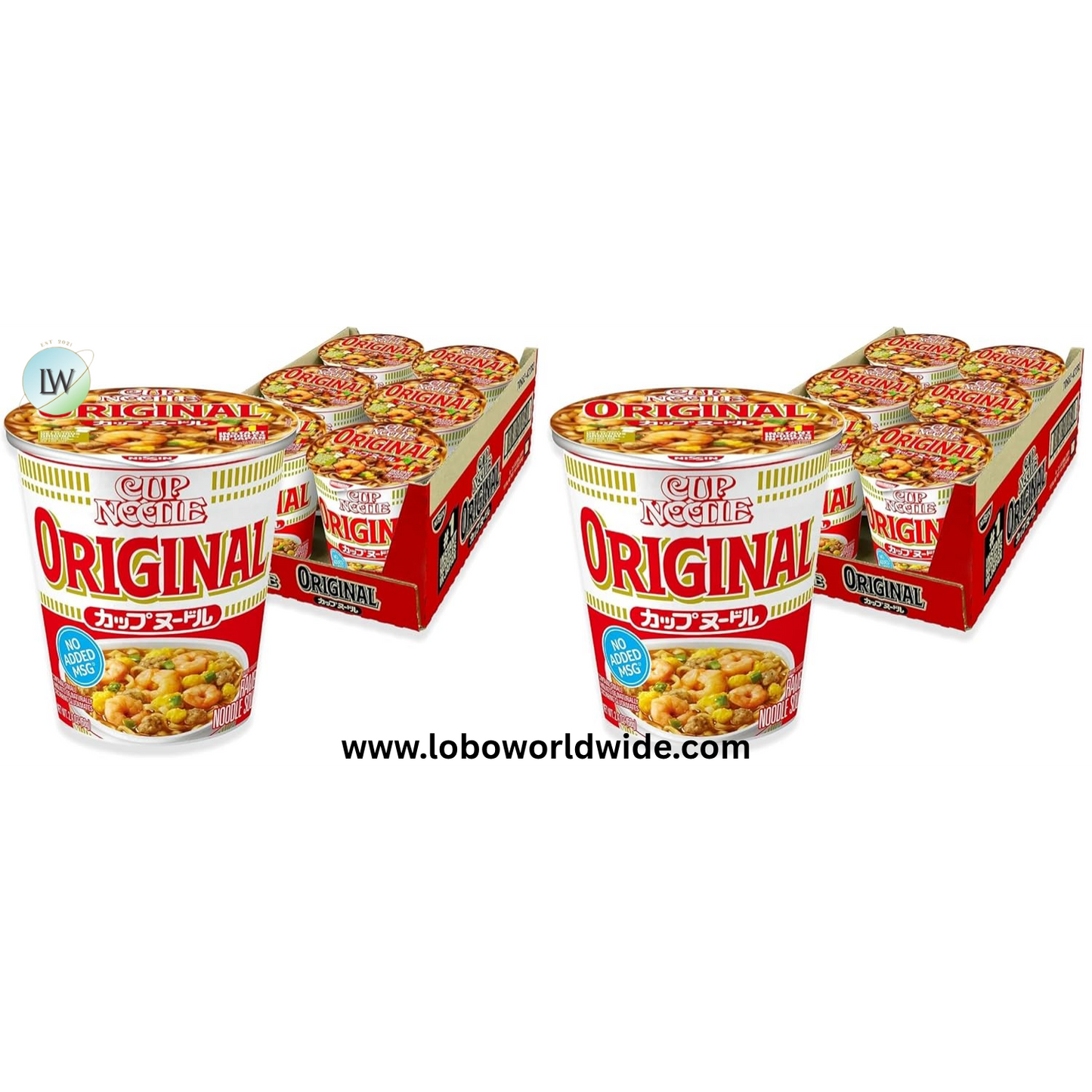 Nissin Cup Noodle Ramen Noodle Soup,Original,2.4 Ounce,(Pack of 12)