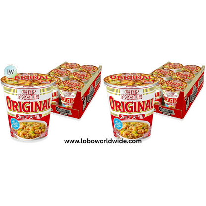 Nissin Cup Noodle Ramen Noodle Soup,Original,2.4 Ounce,(Pack of 12)