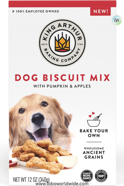 King Arthur Dog Biscuit Mix, Pumpkin & Apple 12oz