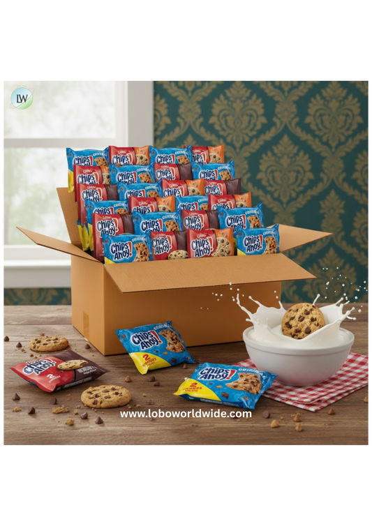 CHIPS AHOY! Cookie Variety Pack, 3 Flavors, 50 Snack Packs (2 Cookies Per Pack)