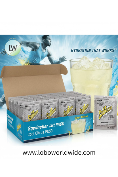 Sports Drink Liquid Concentrate 0.6 oz., Cool Citrus, Pk50