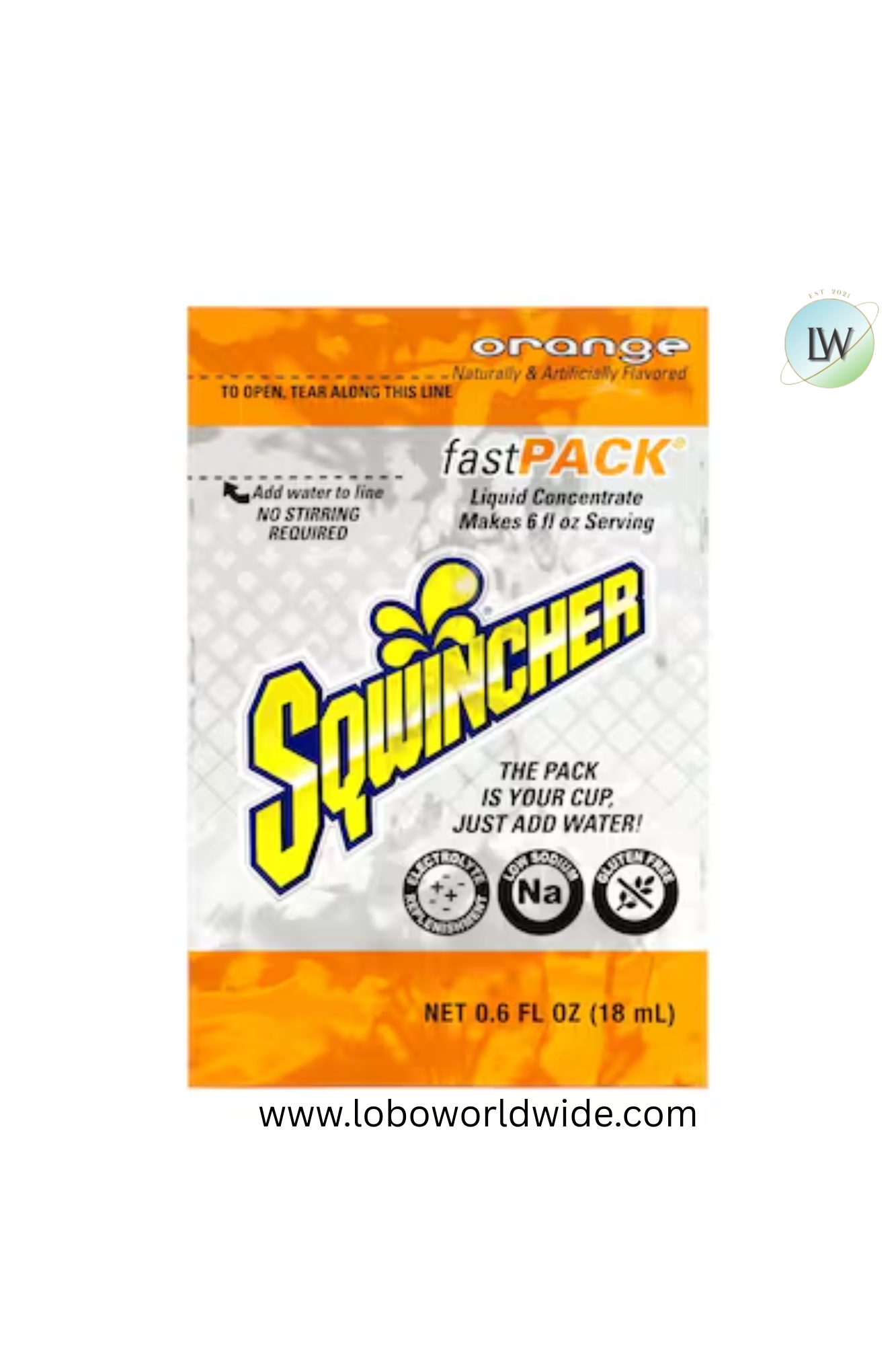 Sqwincher Sports Drink Liquid Concentrate 0.6 oz.,Pk50(Various Flavours)