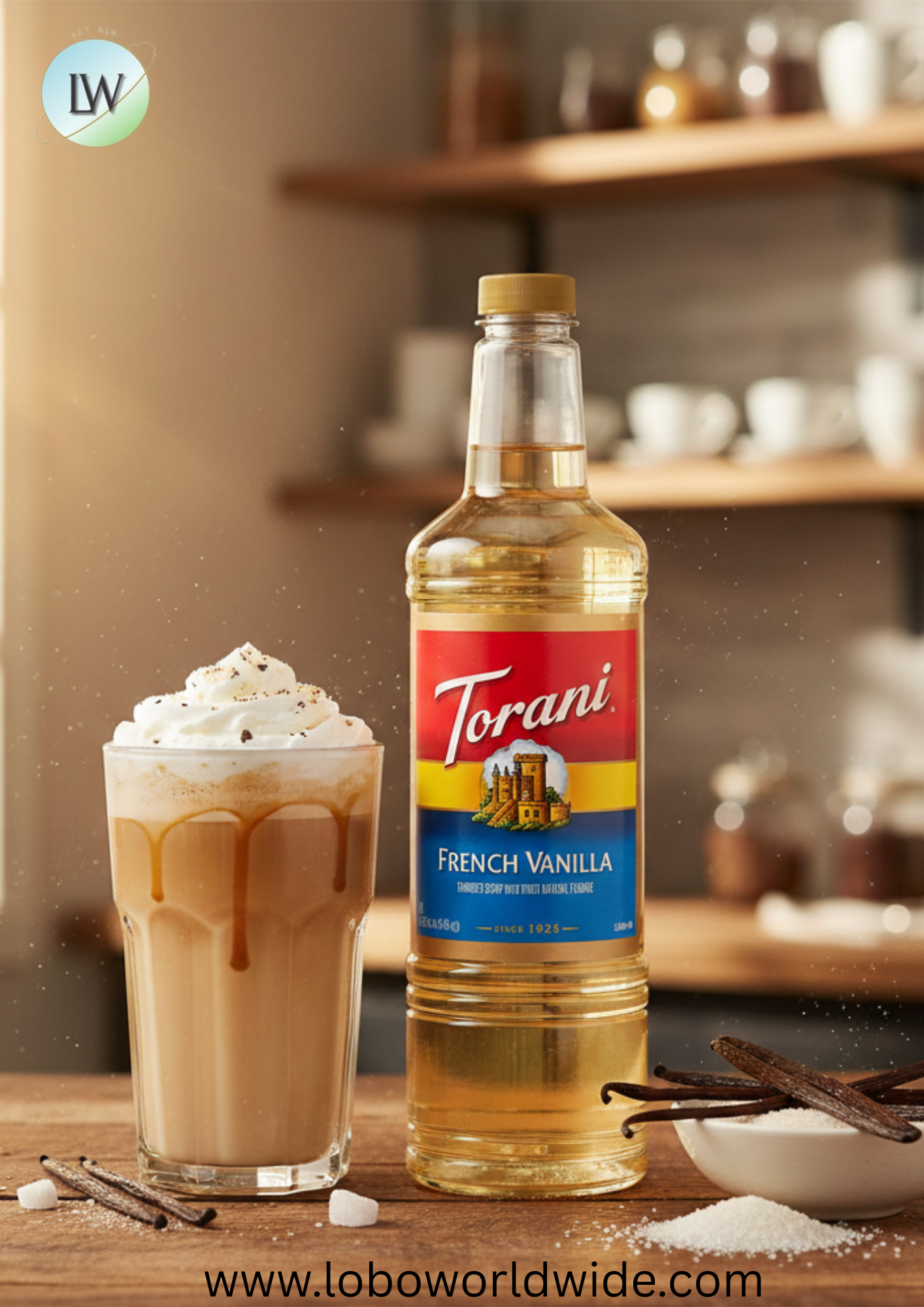 Torani Syrup Plastic Bottle 1 Liter - 6/Case (Various Flavors)