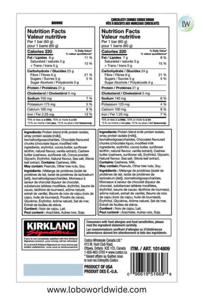 Kirkland Signature Protein Bars, (Pack of 20)