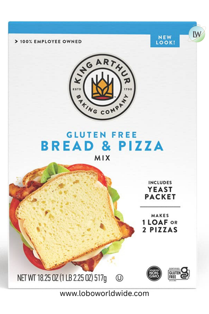 King Arthur, Gluten-Free Bread and Pizza Mix 18.25oz
