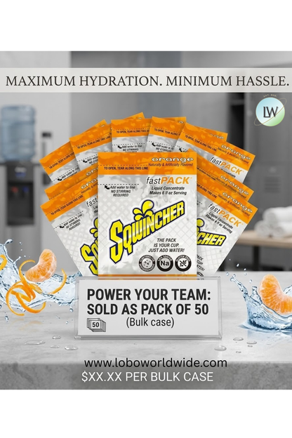 Sqwincher Sports Drink Liquid Concentrate 0.6 oz.,Pk50(Various Flavours)